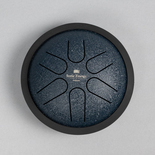 Meinl Sonic Energy MSTD2NB 6" Mini Steel Tongue Drum, A Major, Navy Blue