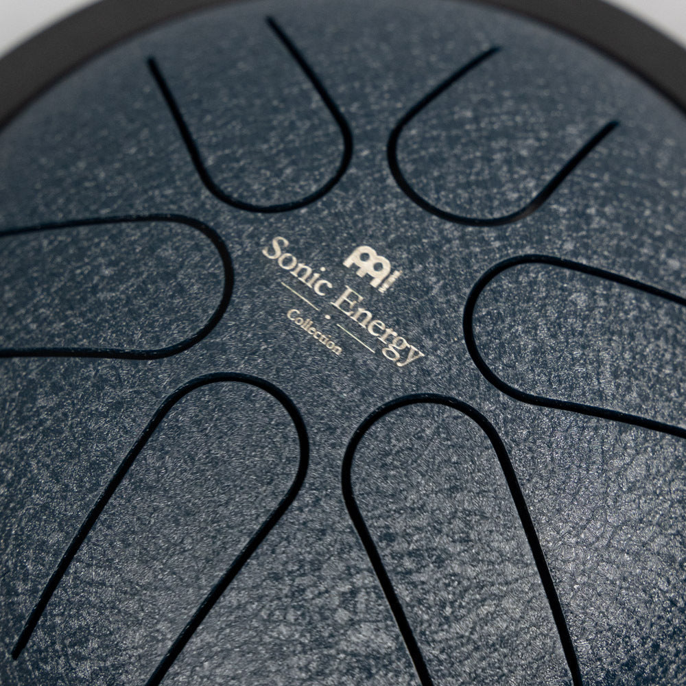 Meinl Sonic Energy MSTD2NB 6" Mini Steel Tongue Drum, A Major, Navy Blue