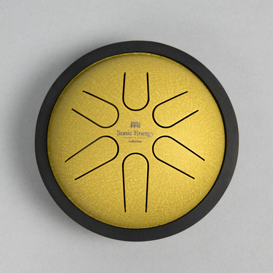 Meinl Sonic Energy MSTD3G 6" Mini Steel Tongue Drum, B Major, Gold