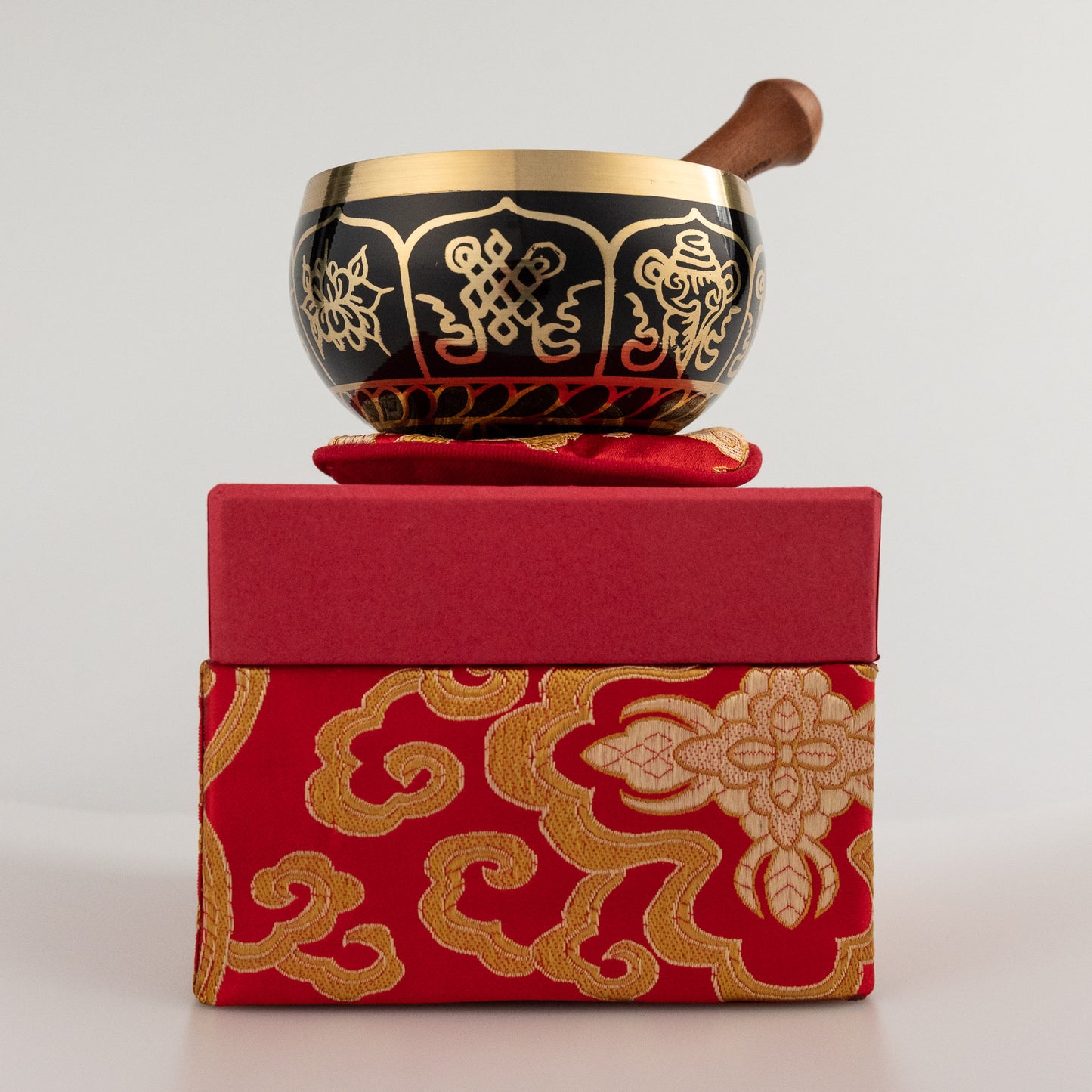Meinl Sonic Energy Ornamental Series Singing Bowl, 300G, Red
