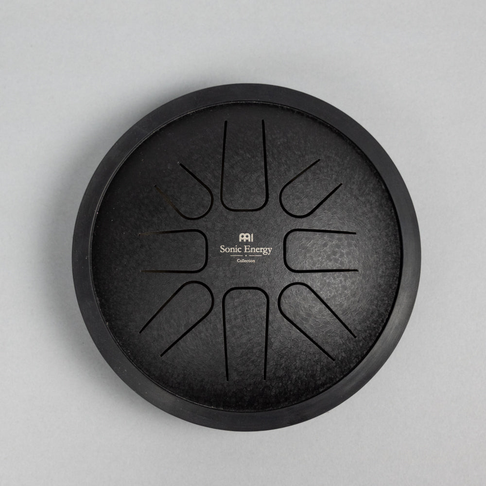 Meinl Sonic Energy SSTD1BK 7" Small Steel Tongue Drum, F Minor, Black