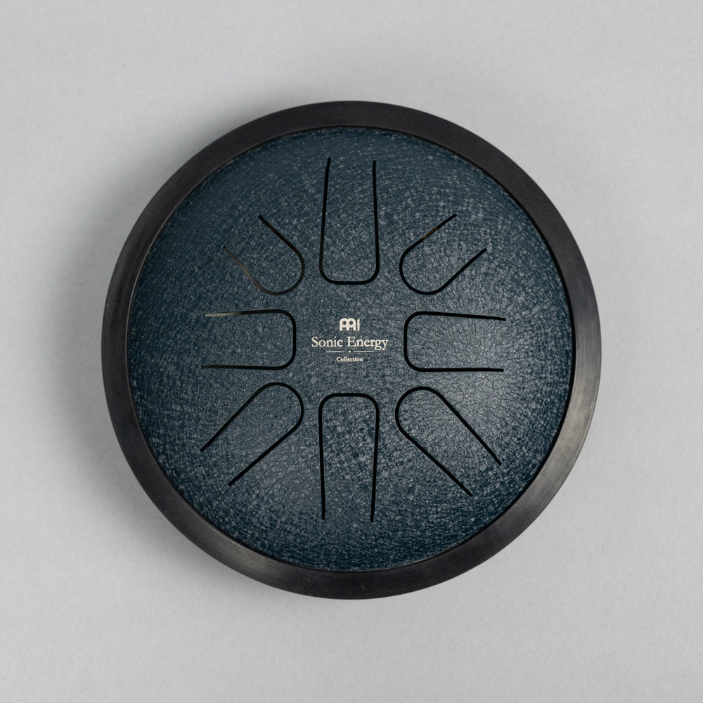 Meinl Sonic Energy SSTD2NB 7" Small Steel Tongue Drum, G Minor, Navy Blue