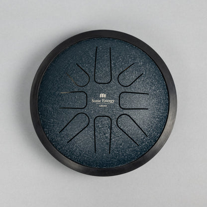 Meinl Sonic Energy SSTD2NB 7" Small Steel Tongue Drum, G Minor, Navy Blue