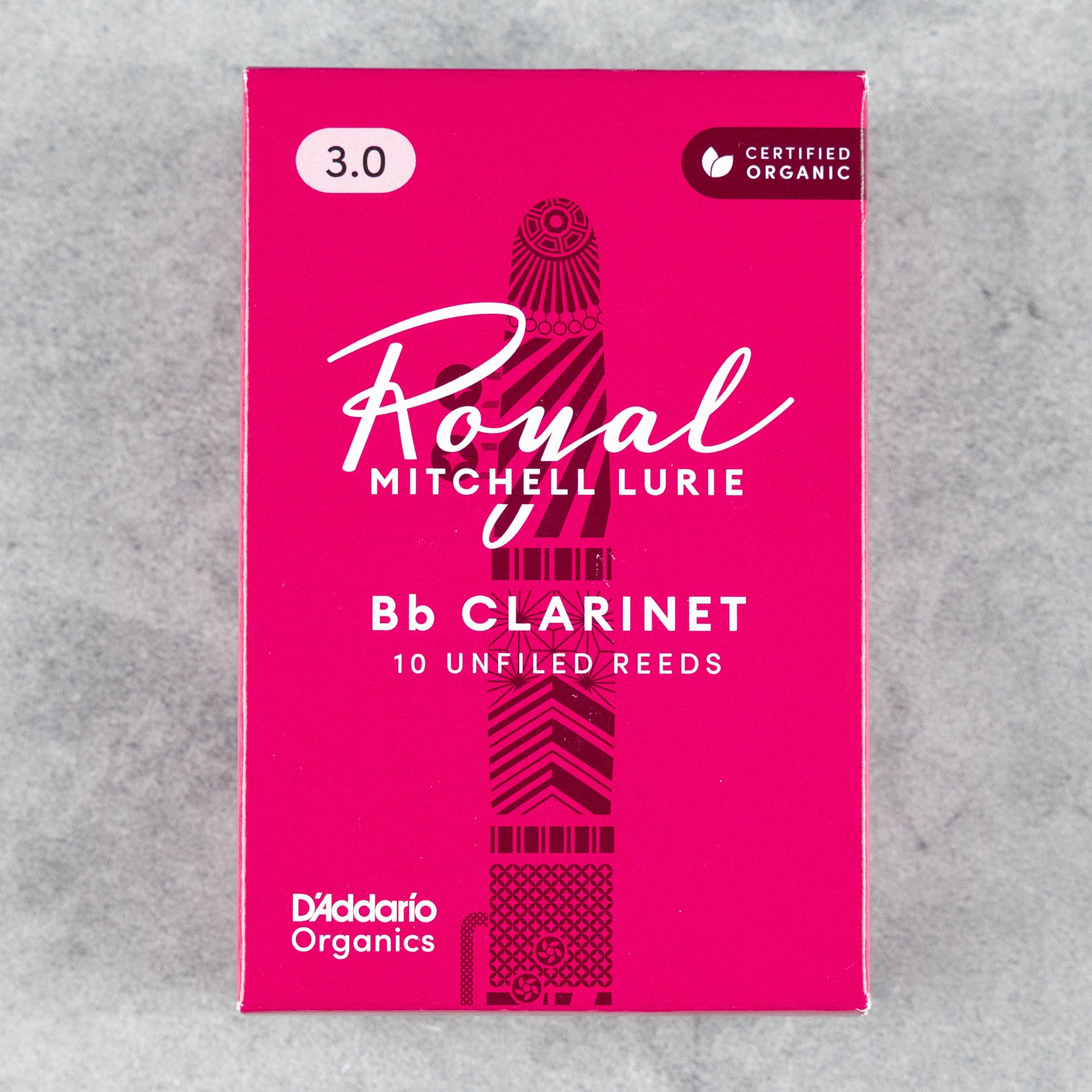 Mitchell Lurie Bb Clarinet Reeds, Strength 3.0 (Box of 10)