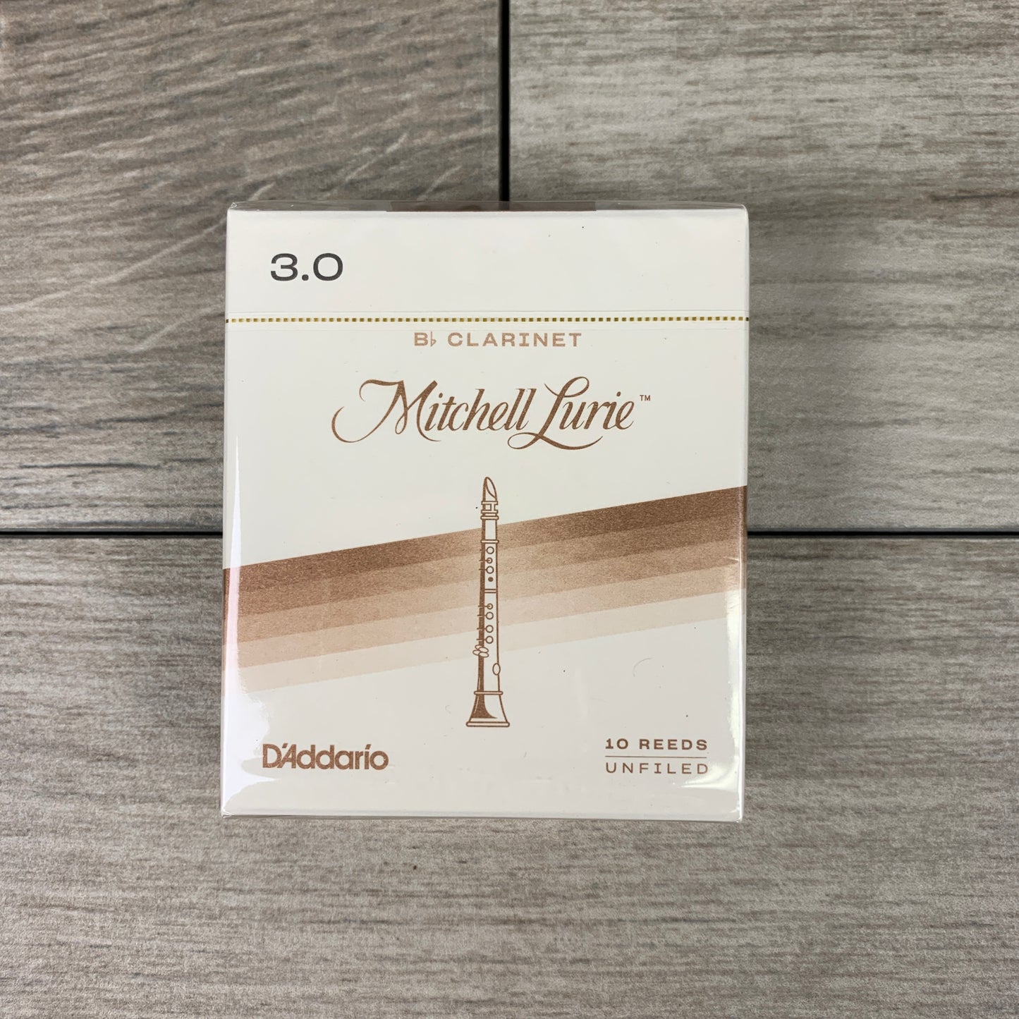 Mitchell Lurie Bb Clarinet Reeds, Strength 3 (Box of 10)