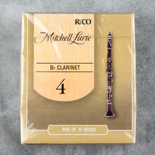 Mitchell Lurie Bb Clarinet Reeds, Strength 4.0 (Box of 10)