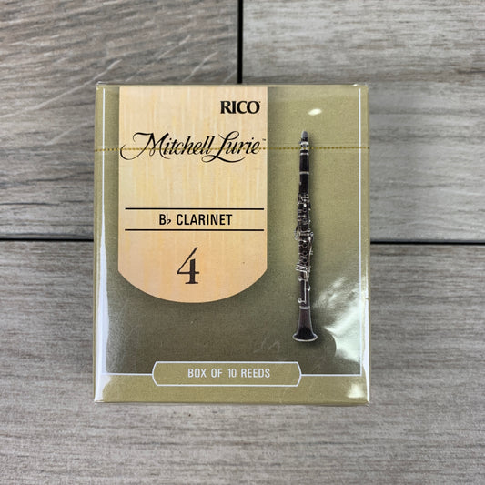 Mitchell Lurie Bb Clarinet Reeds, Strength 4 (Box of 10)