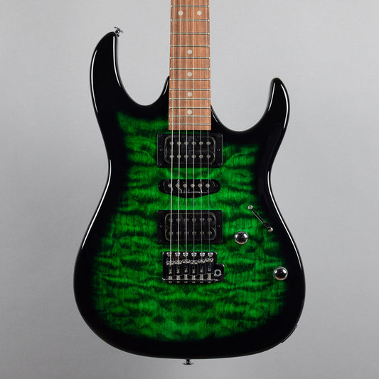 Ibanez GRX70QA in Transparent Emerald Burst