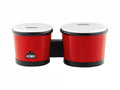 NINO Percussion Molded ABS Bongo - 6 1/2" & 7 1/2", Red