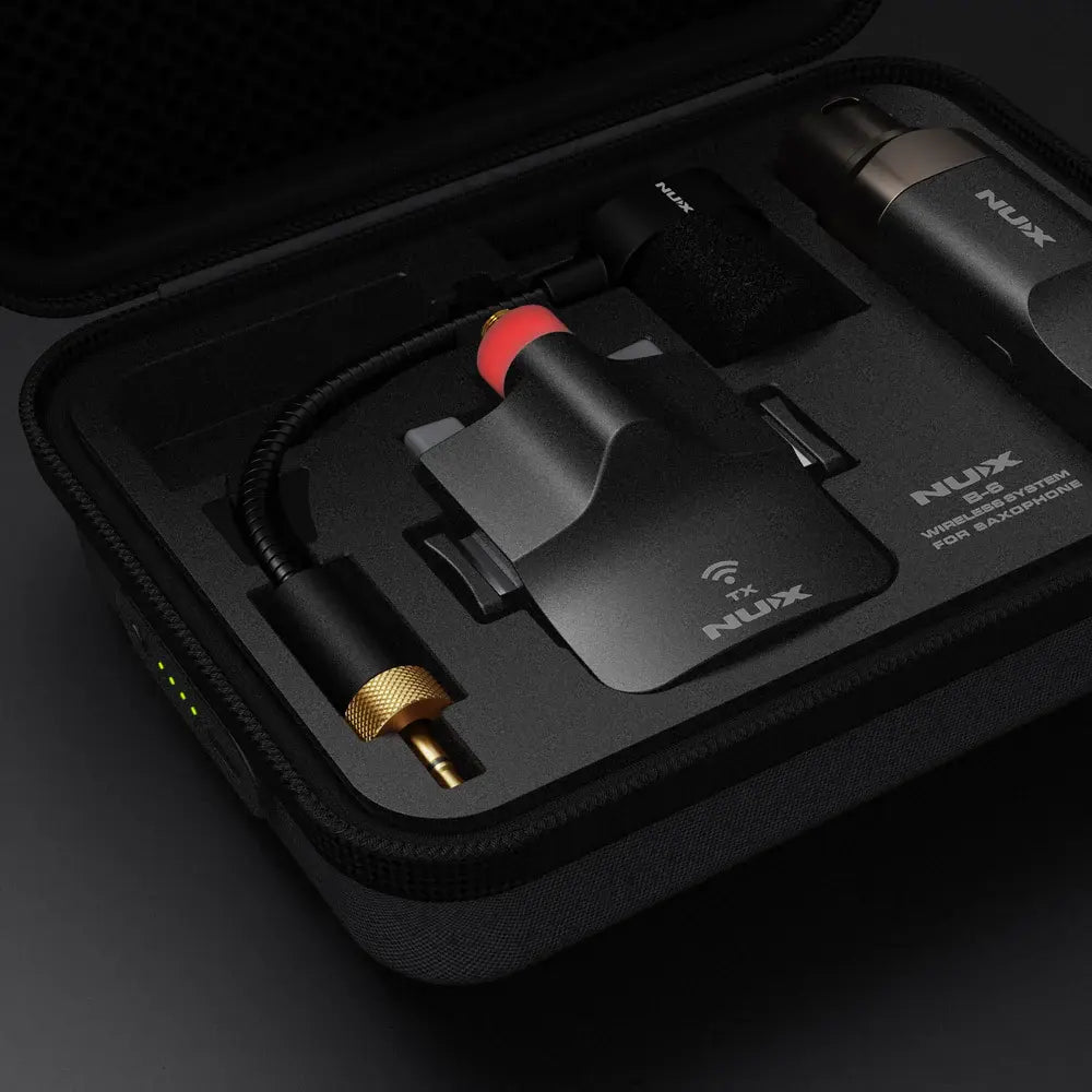 NUX B-6S 2.4GHz Wireless Saxophone Microphone System