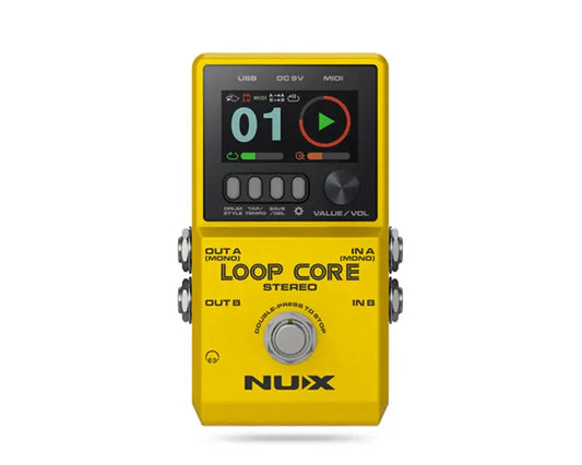 NUX Loop Core Stereo Looper and Drum Machine in One