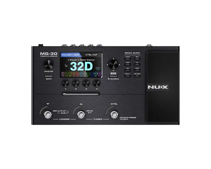 NUX MG-30 Versatile Modeler Effects Pedal W/Power Supply