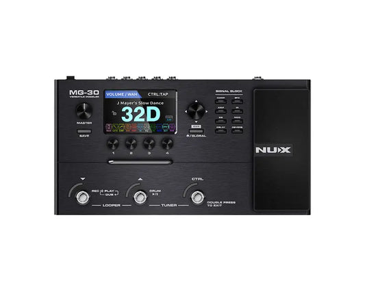 NUX MG-30 Versatile Modeler Effects Pedal W/Power Supply