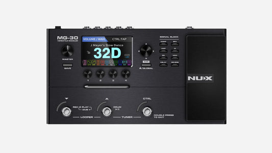 NUX MG-30 Versatile Modeler Effects Pedal W/Power Supply