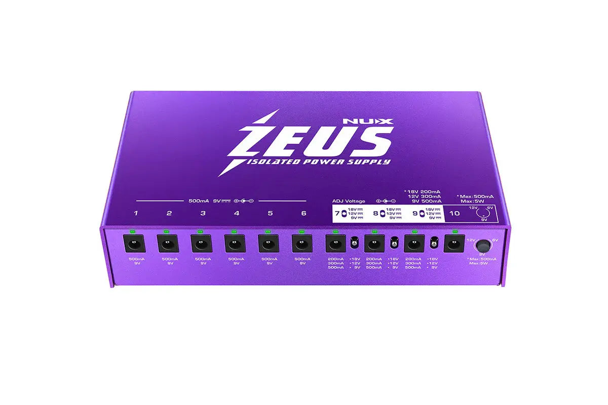 NUX Zeus Isolated Power Supply for Pedalboard