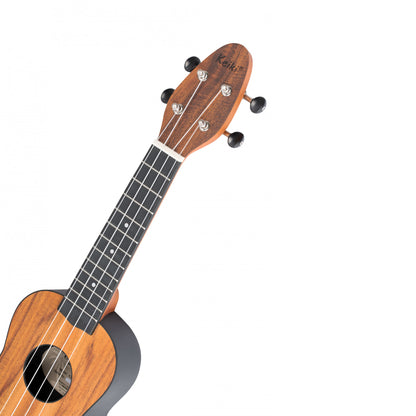 Ortega K3 Series Soprano Ukulele, Acacia Natural w/Bag, Tuner, Strap, & Picks