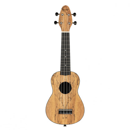 Ortega KEIKI K3 Series Ukulele Pack, Spalted Maple w/Bag, Tuner, Picks, & Strap