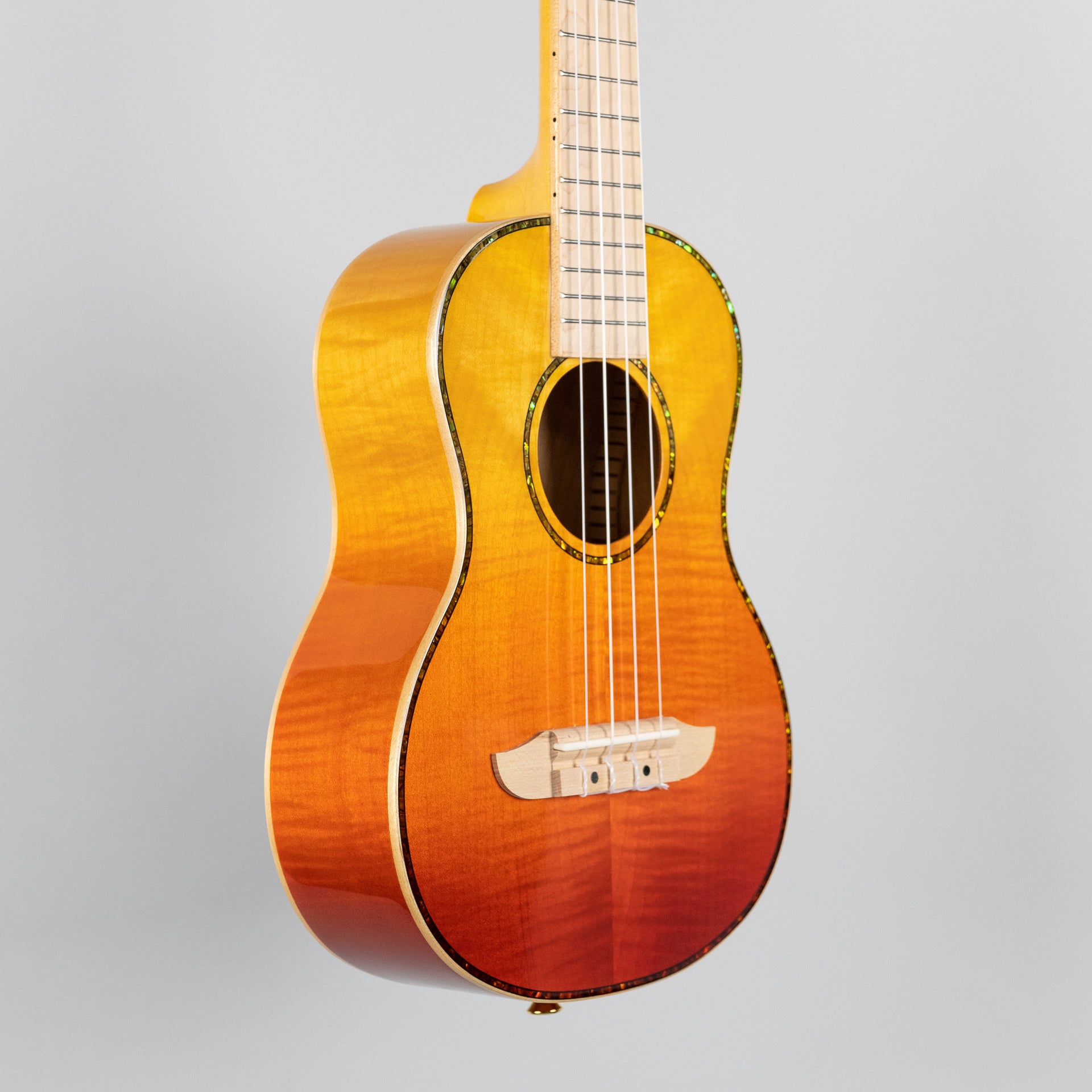 Ortega Prism Series Tenor Ukulele in Tequila Burst Fade