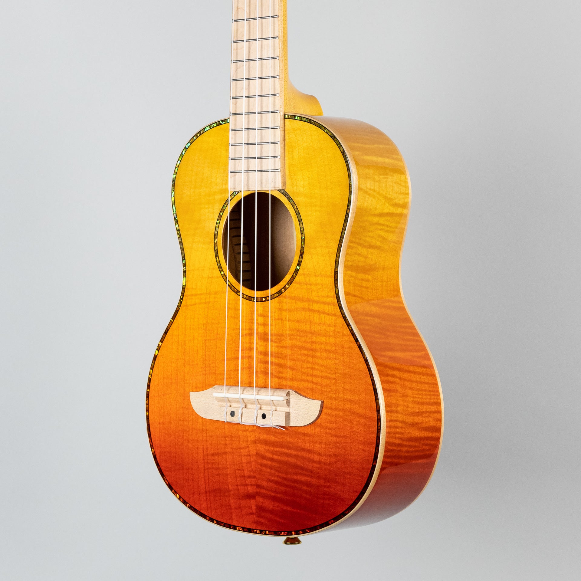 Ortega Prism Series Tenor Ukulele in Tequila Burst Fade