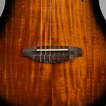 Ortega TourPlayer Deluxe Nylon String Guitar, Acacia Burst Top