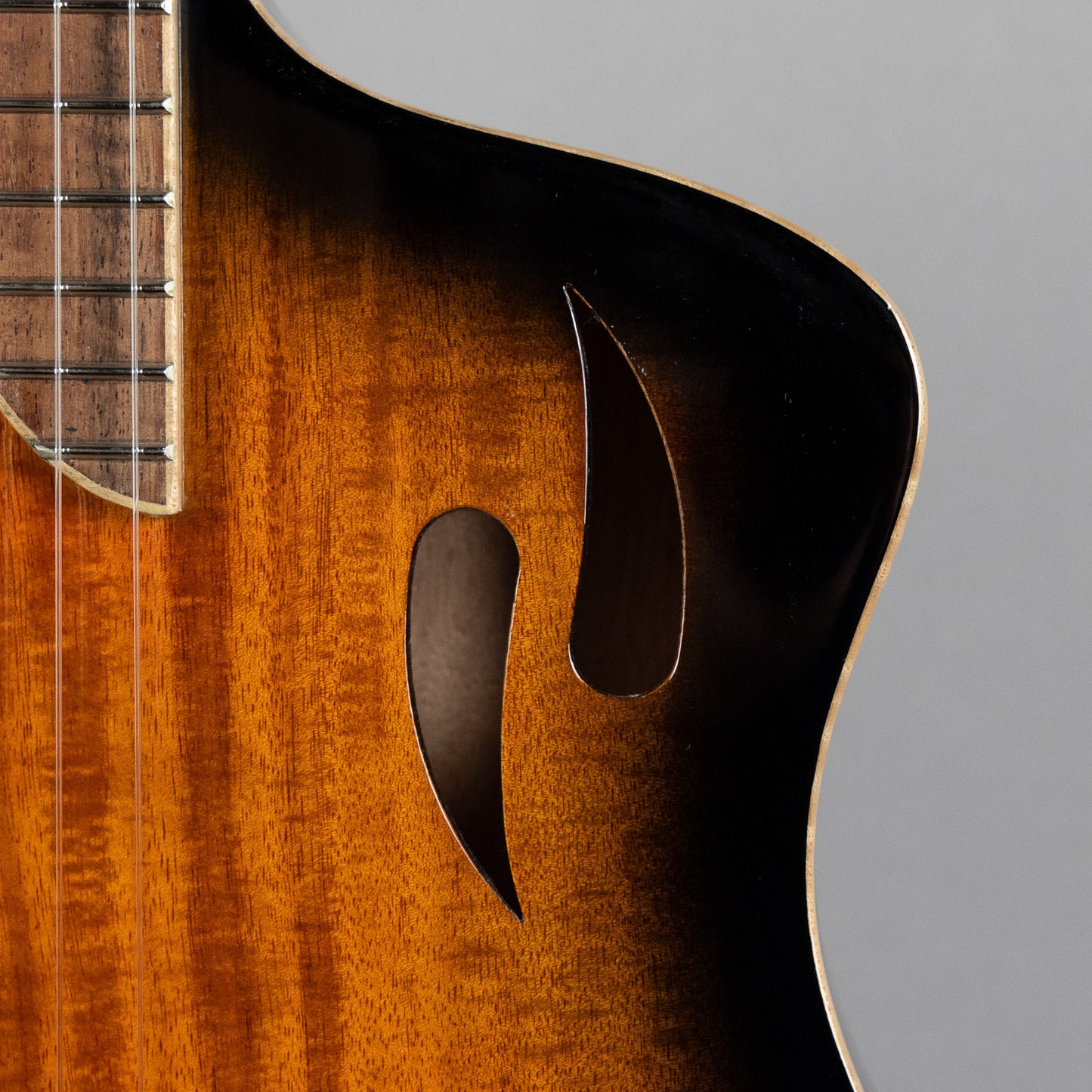 Ortega TourPlayer Deluxe Nylon String Guitar, Acacia Burst Top