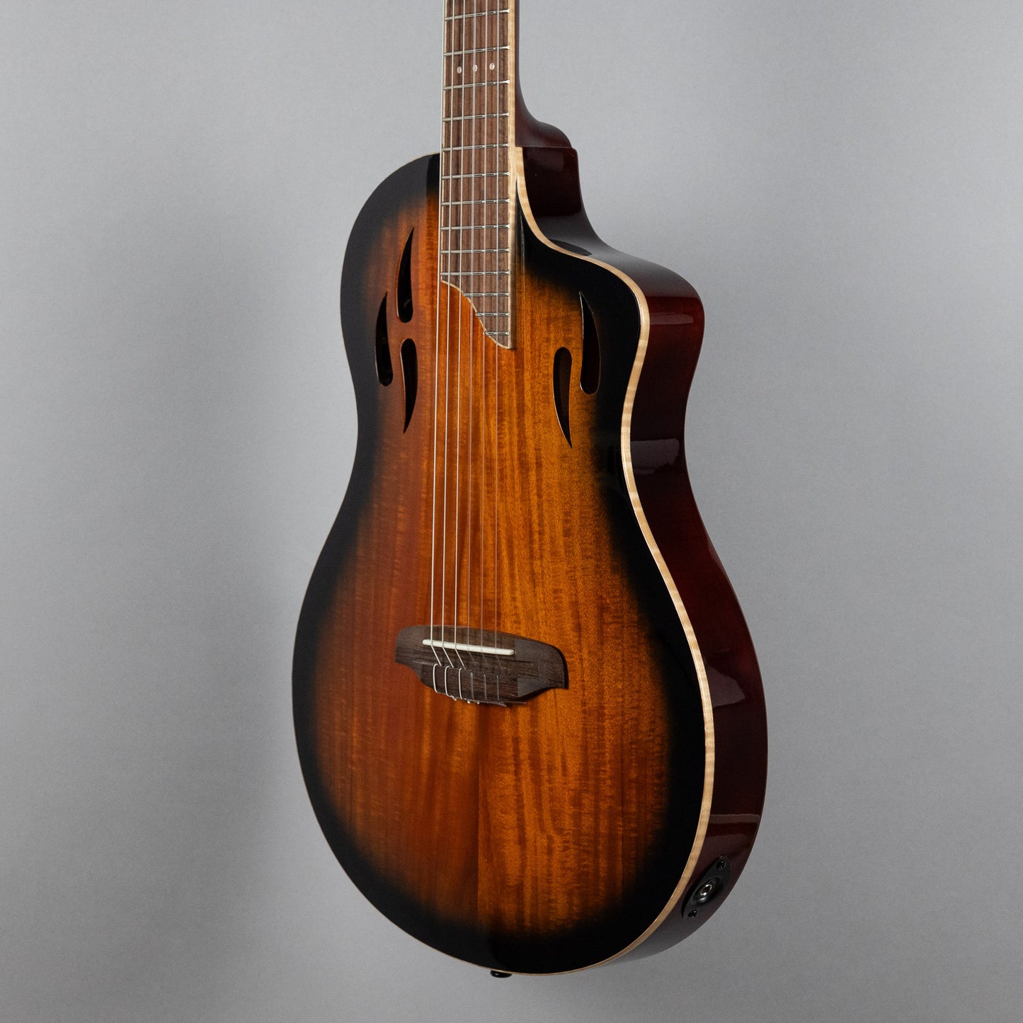 Ortega TourPlayer Deluxe Nylon String Guitar, Acacia Burst Top