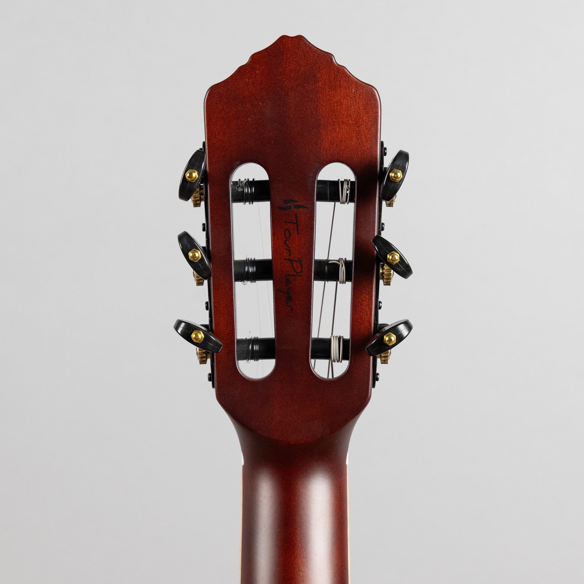 Ortega TourPlayer Deluxe Nylon String Guitar, Acacia Burst Top