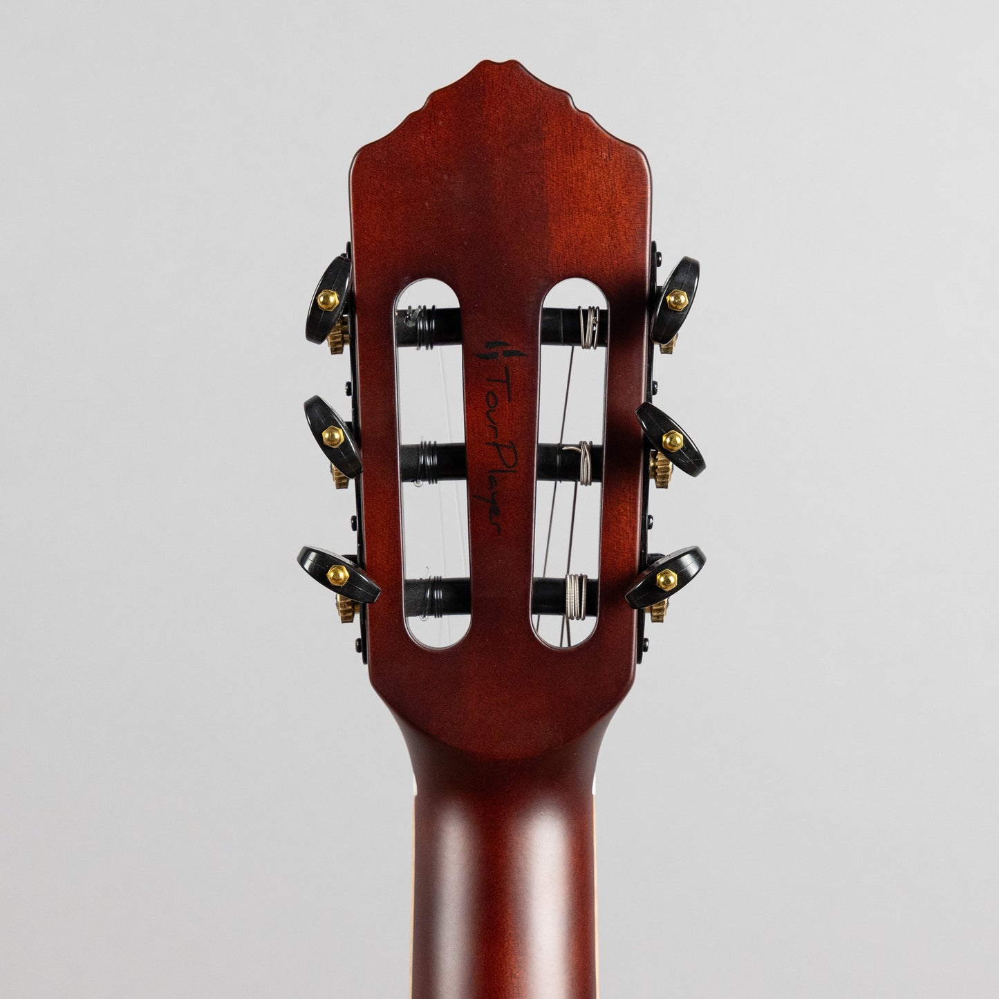 Ortega TourPlayer Deluxe Nylon String Guitar, Acacia Burst Top