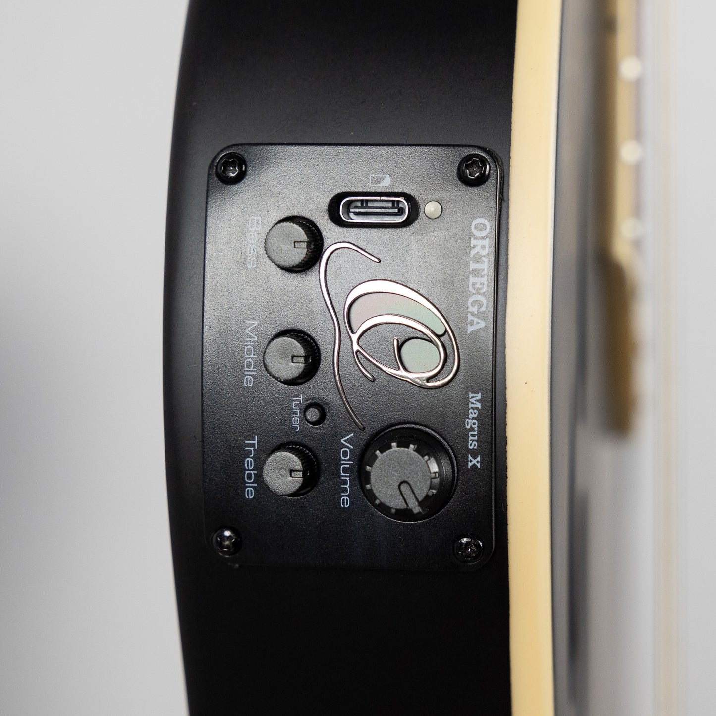 Ortega TourPlayer Nylon String Guitar in Black