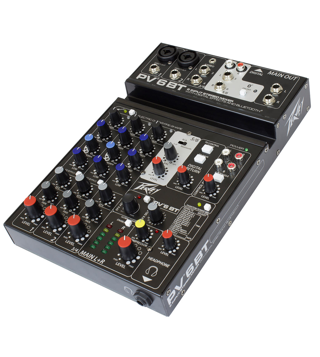 Peavey PV 6 Mixer w/Bluetooth