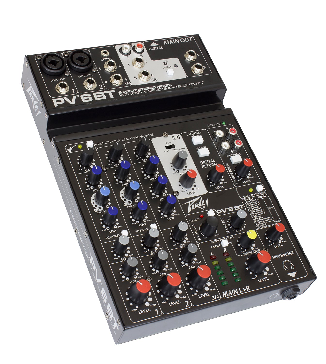Peavey PV 6 Mixer w/Bluetooth
