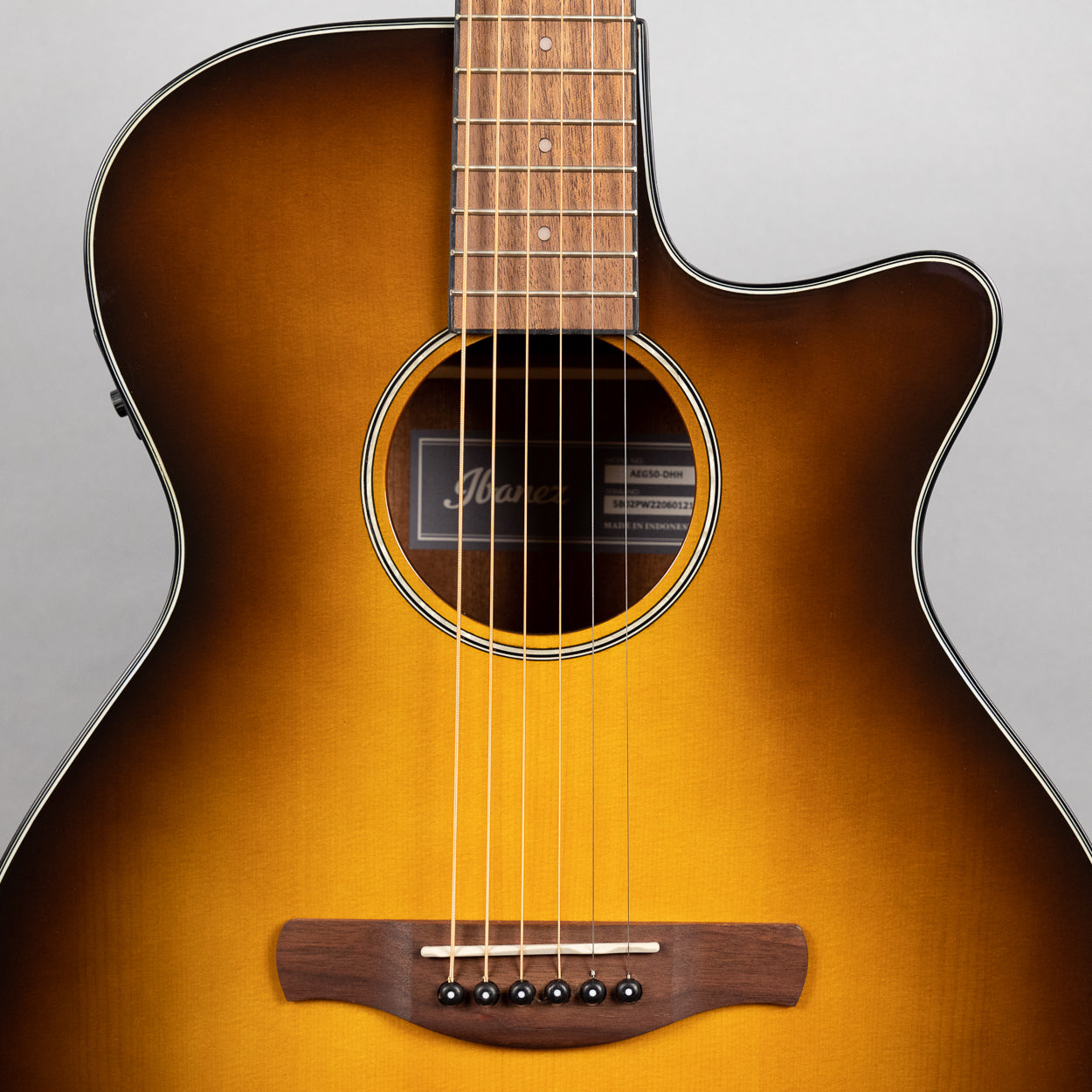 Ibanez AEG50-DHH Acoustic Guitar in Dark Honey Burst High Gloss – Carlton  Music Center