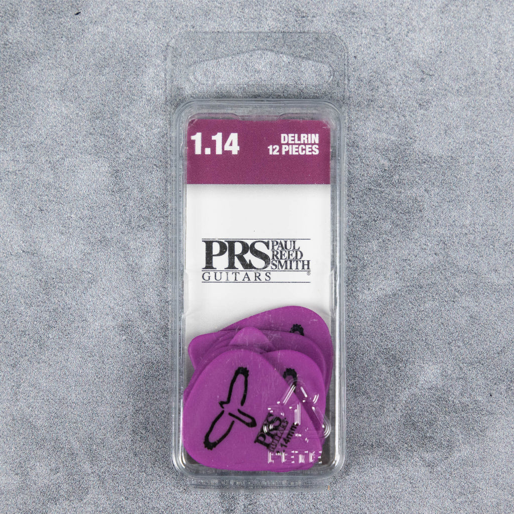 Paul Reed Smith Delrin Picks - Purple 1.14mm (12-Pack)