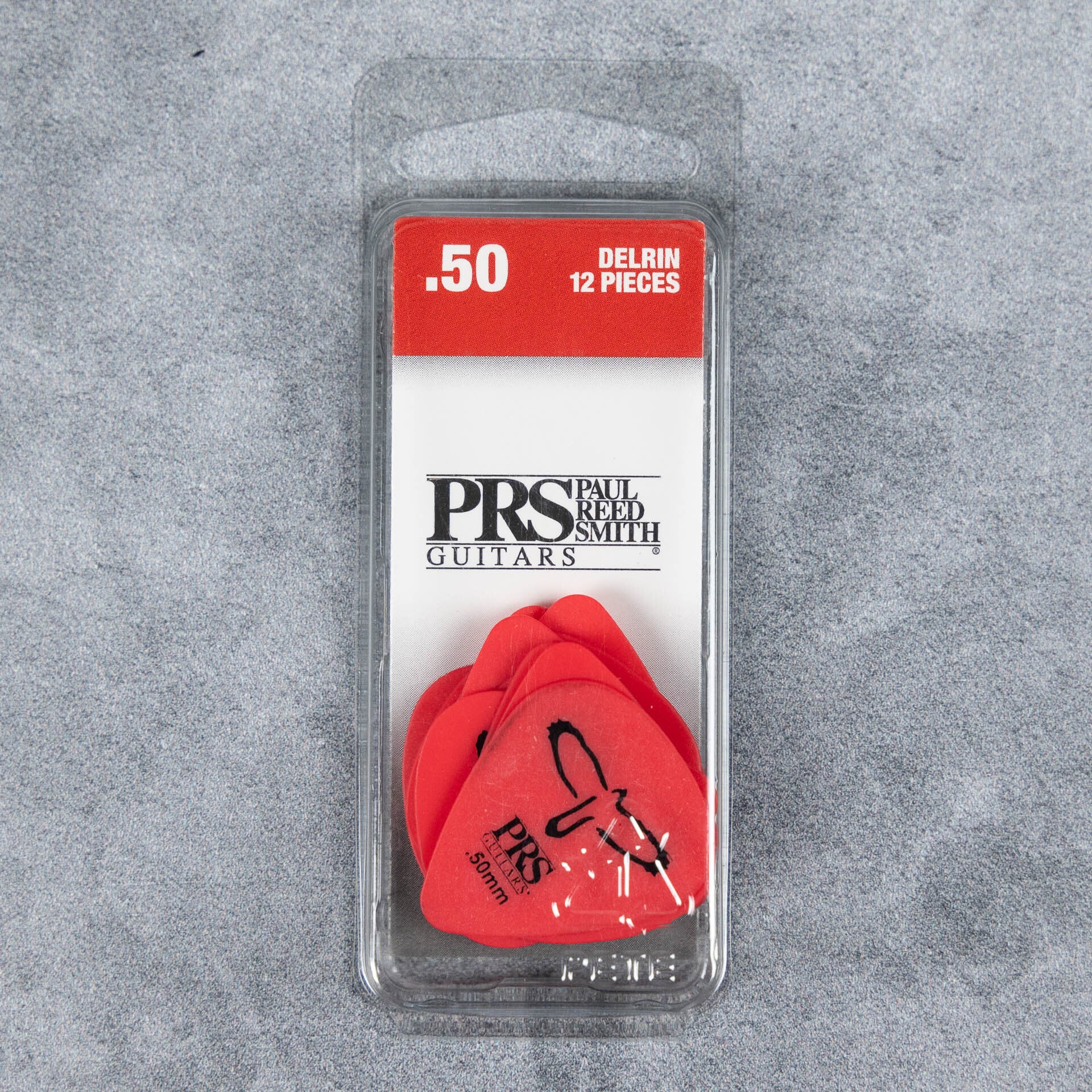 Paul Reed Smith Delrin Picks - Red 0.50mm (12-Pack)