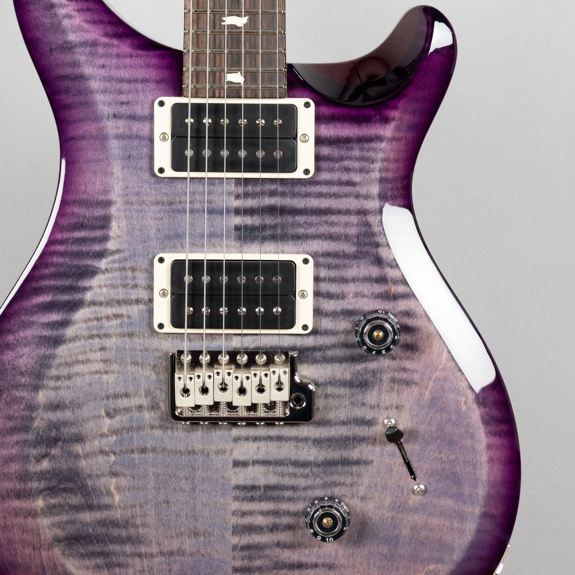 Paul Reed Smith S2 Custom 24 Faded Gray Black Purple Burst