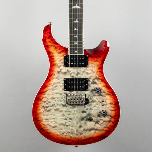 Paul Reed Smith SE Custom 24-08 Quilt in Charcoal Cherry Burst