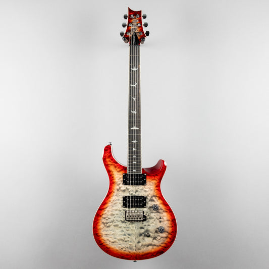 Paul Reed Smith SE Custom 24-08 Quilt in Charcoal Cherry Burst