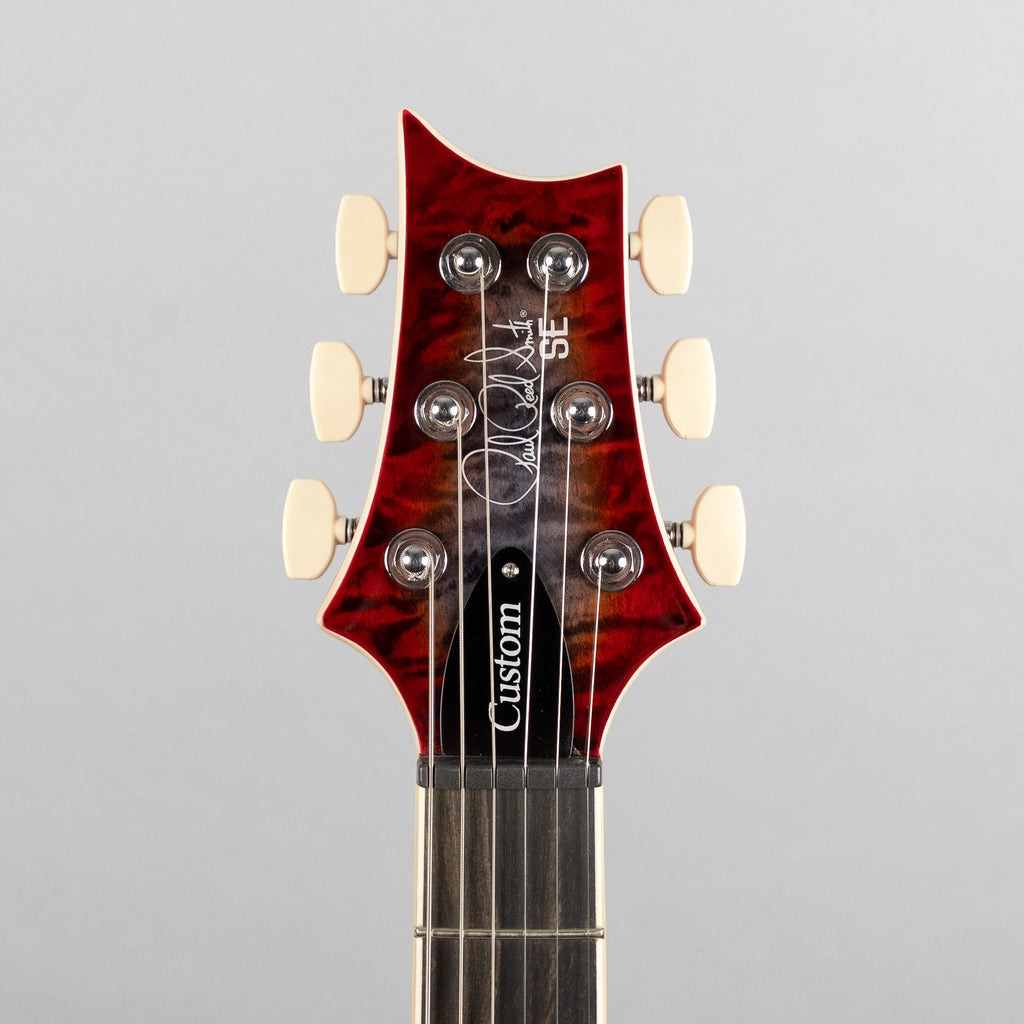 Paul Reed Smith SE Custom 24-08 Quilt in Charcoal Cherry Burst