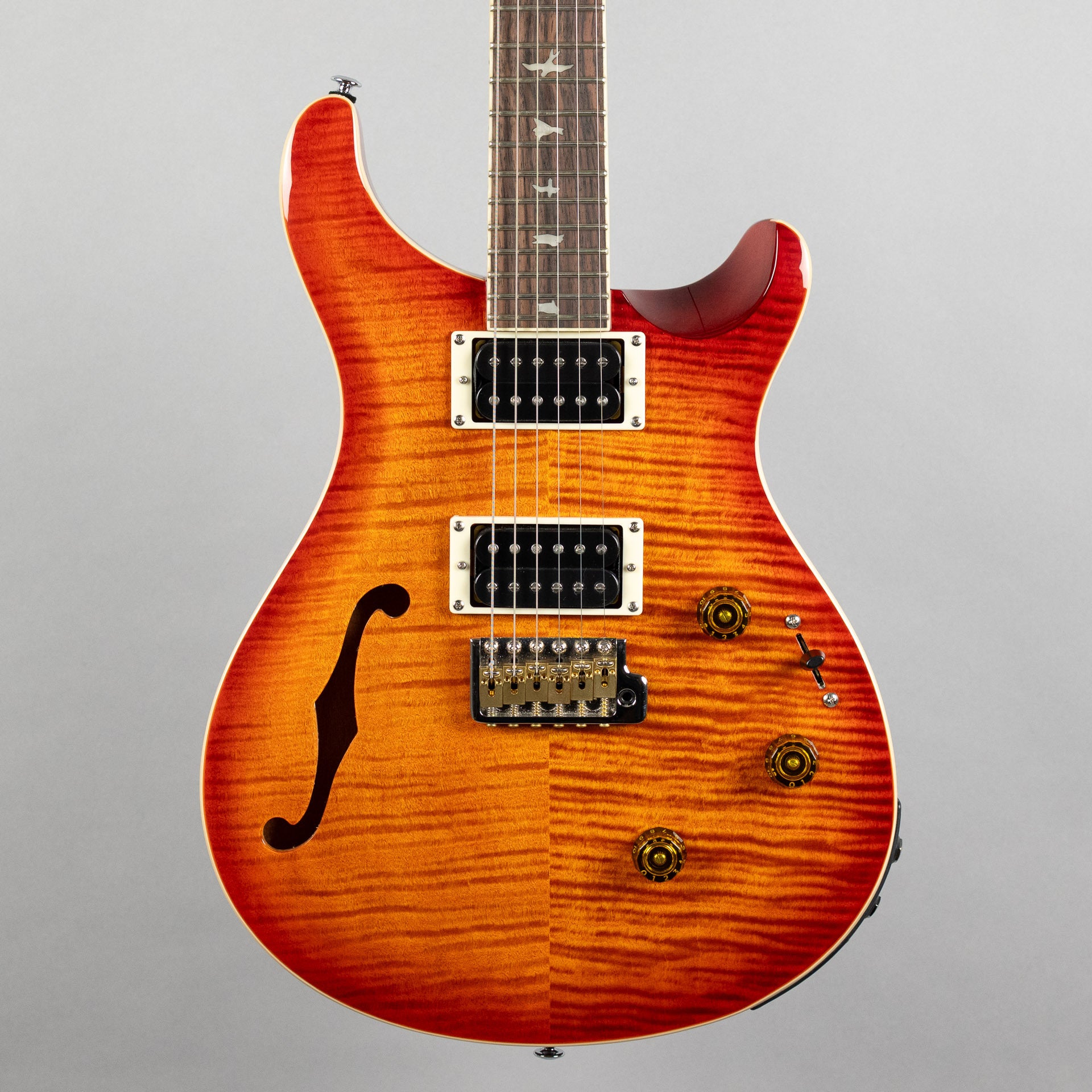 Paul Reed Smith SE Custom 24 Semi-Hollow Piezo, Vintage Sunburst