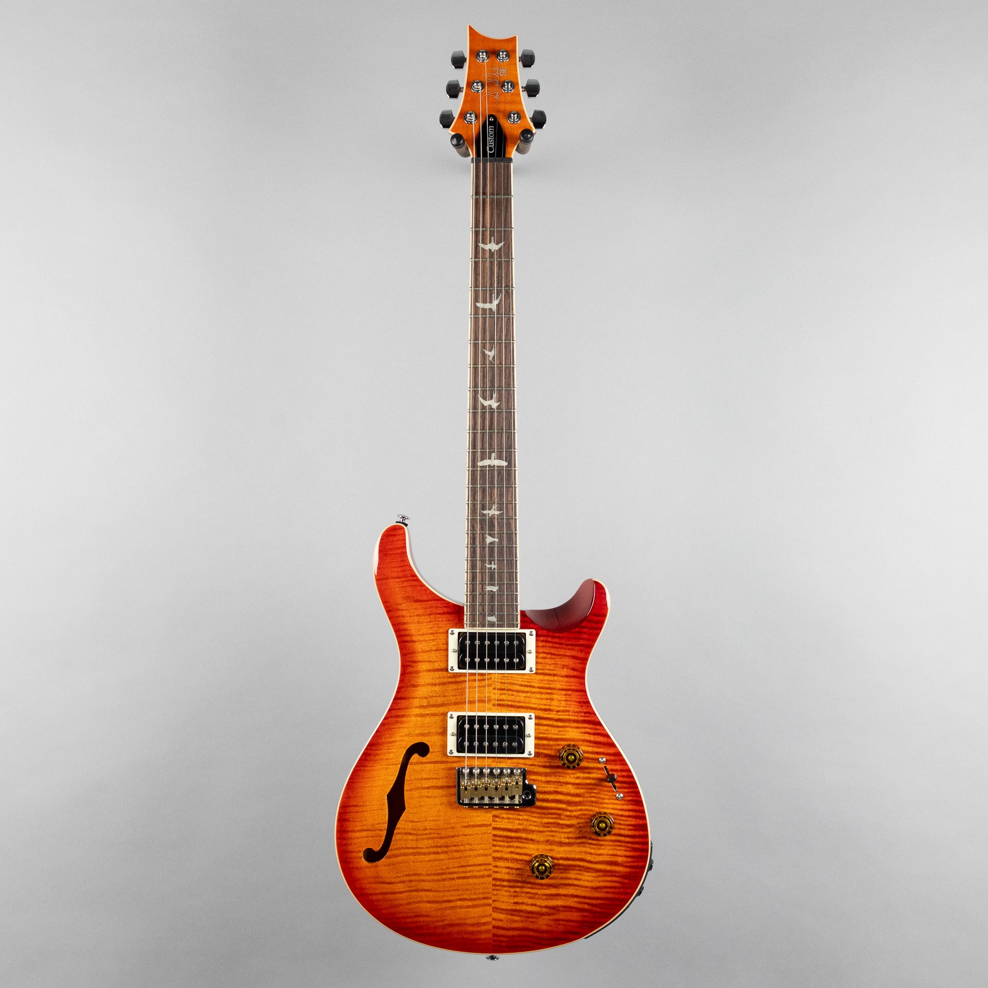 Paul Reed Smith SE Custom 24 Semi-Hollow Piezo, Vintage Sunburst