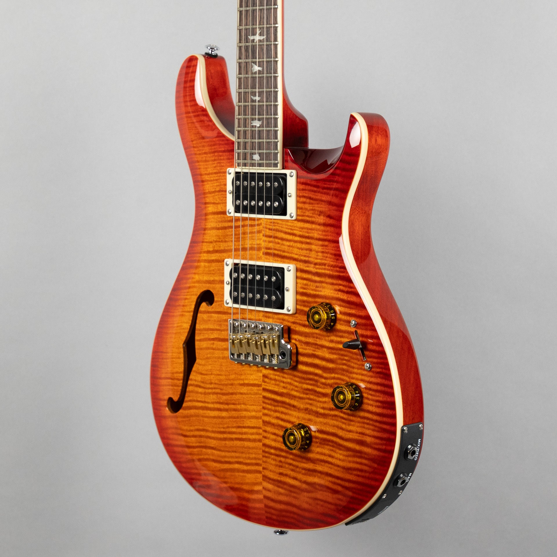 Paul Reed Smith SE Custom 24 Semi-Hollow Piezo, Vintage Sunburst