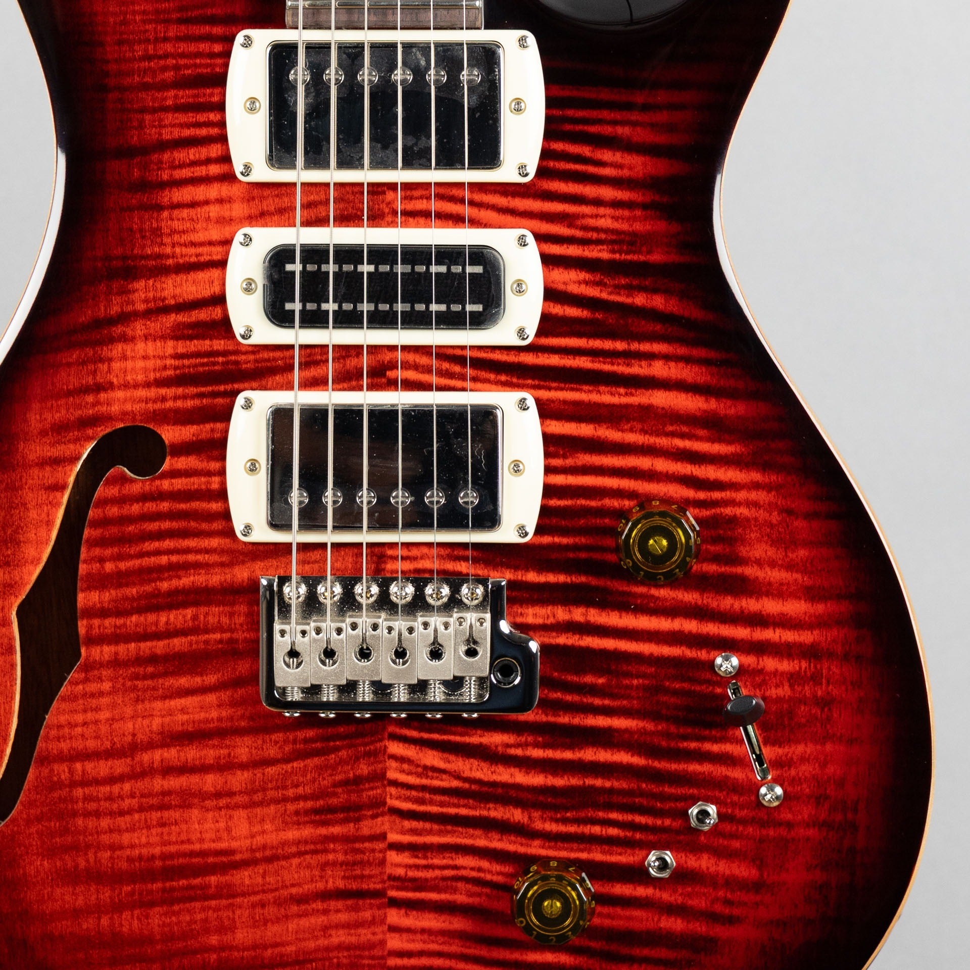 Paul Reed Smith SE Special Semi-Hollow, Orange Tiger Smokeburst