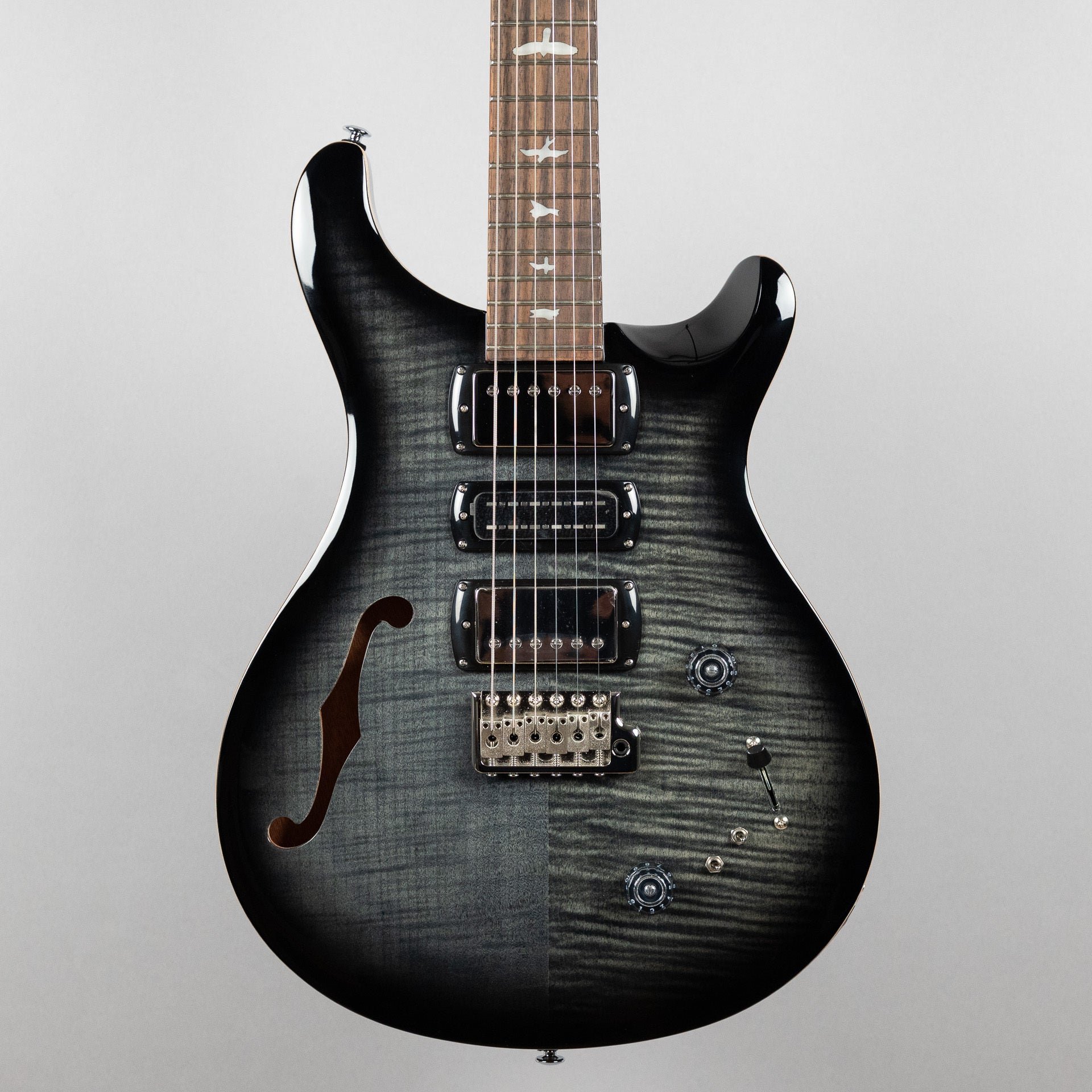 Paul Reed Smith SE Special Semi-Hollow, Charcoal Burst – Carlton