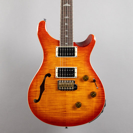 Paul Rees Smith SE Custom 24 Semi-Hollow Piezo, Vintage Sunburst
