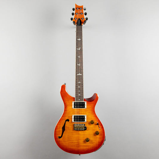 Paul Rees Smith SE Custom 24 Semi-Hollow Piezo, Vintage Sunburst