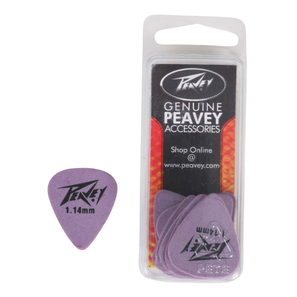 Peavey Dreamers 351 Guitar Picks, 1.14mm Extra Heavy, Purple, 12-Pack