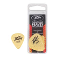 Peavey Dreamers 351 Guitar Picks, 0.73mm Medium, Yellow, 12-Pack