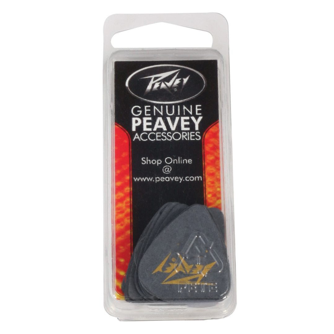 Peavey StarTex 351 Guitar Picks, Extra Heavy, Black, 12-Pack