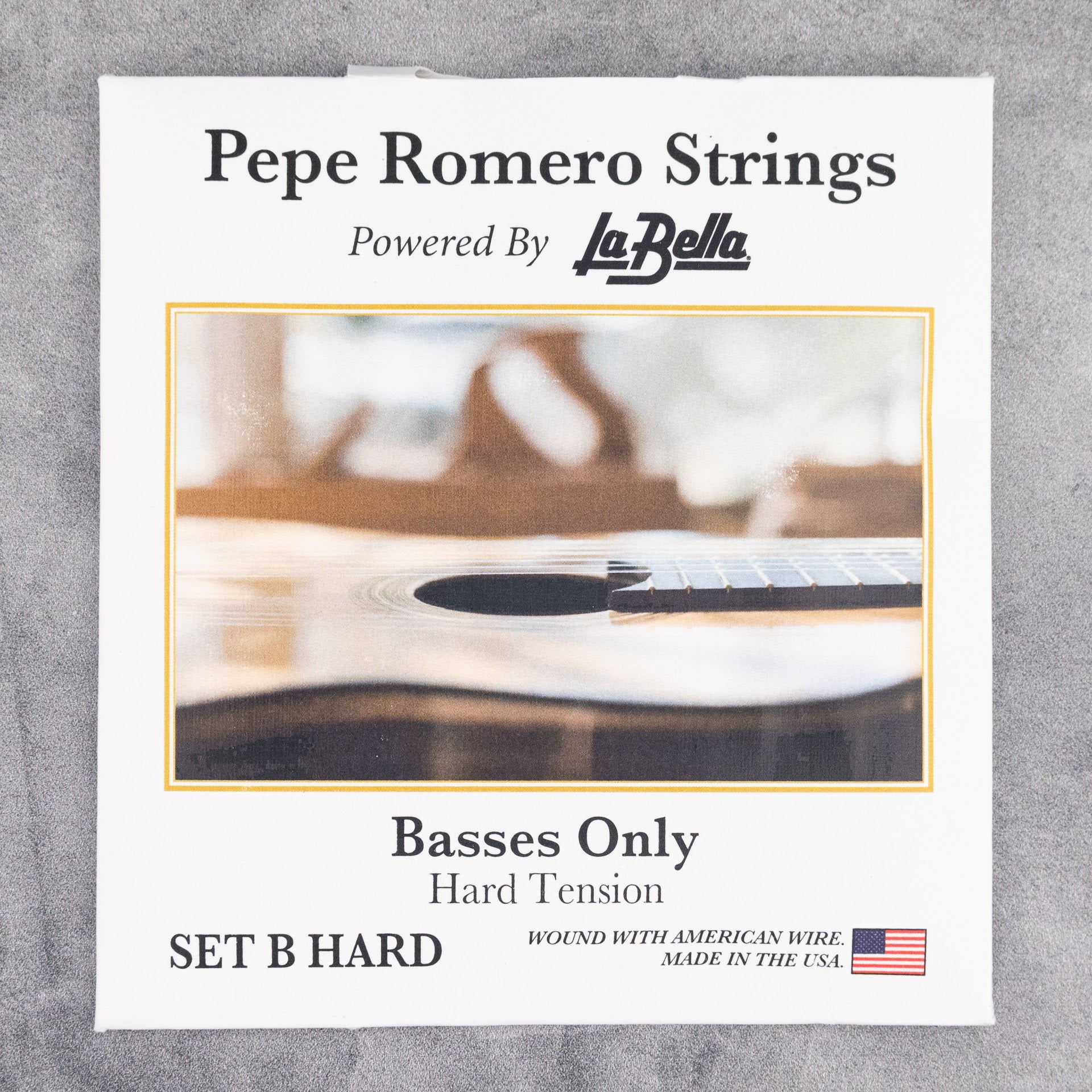 Pepe Romero Strings B HARD: Classical Guitar Strings Basses Only, Hard Tension