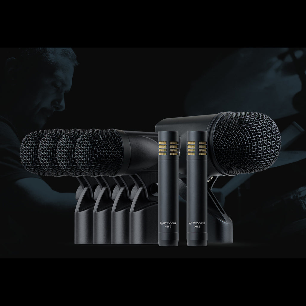PreSonus DM-7 7-Piece Drum Microphone Set with Case